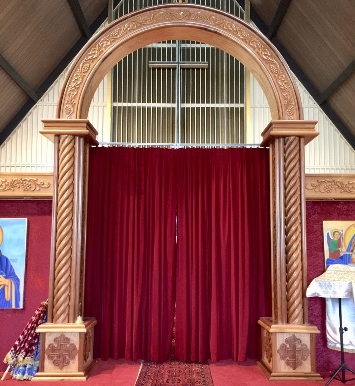 Ornate Church Archway Frame