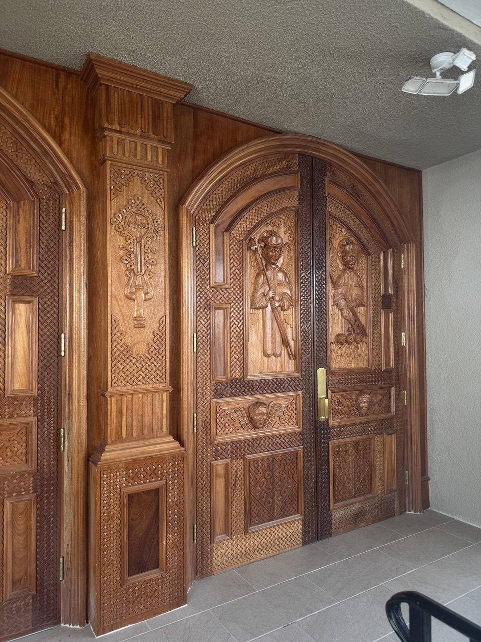 Grand Church Doors Installed in Church